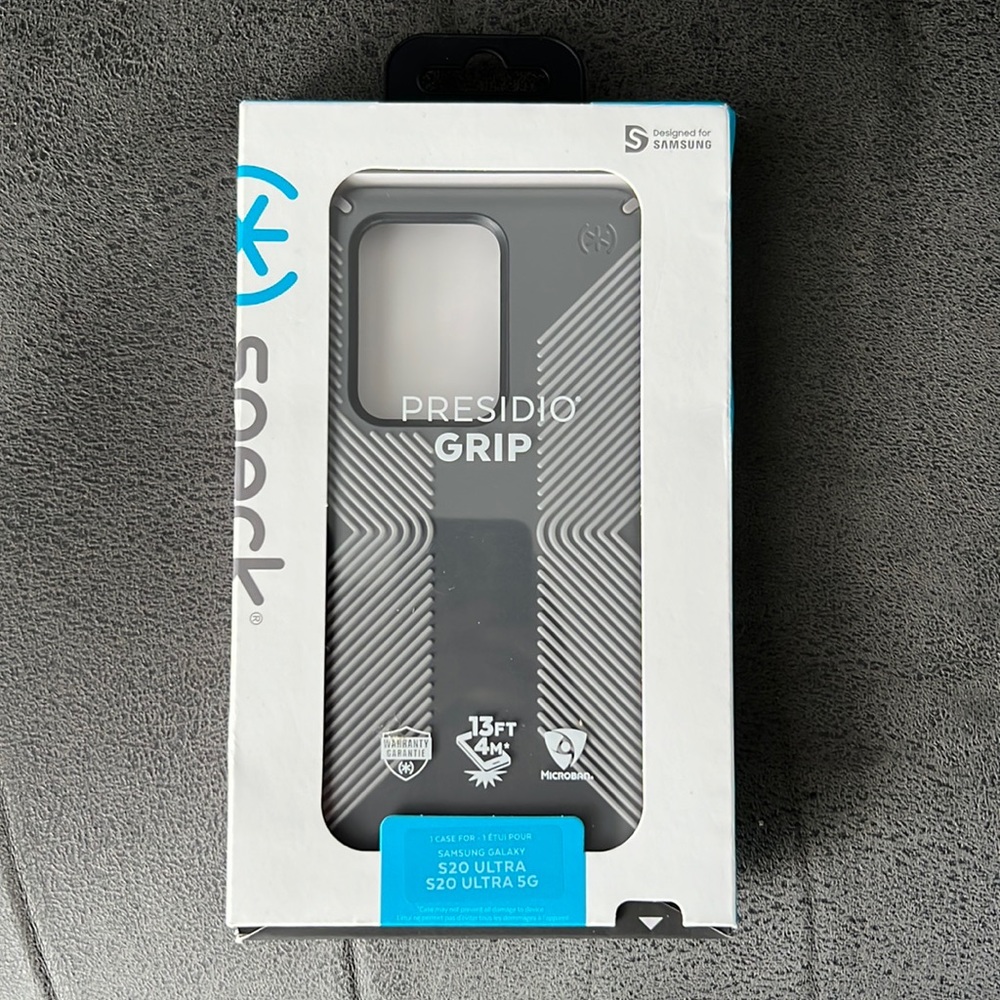 Speck Gray Galaxy S20 Ultra Phone Case